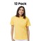 12 Pack : M&O Youth Gold Soft Touch Crewneck Short Sleeve T-Shirt For Play Wear
